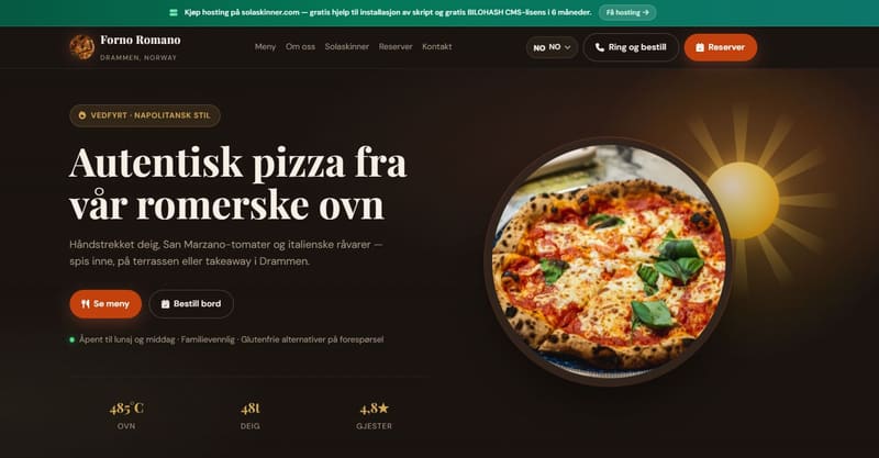 Pizza CMS