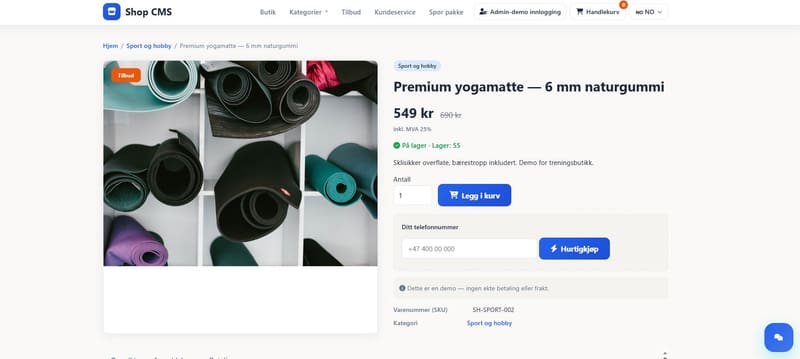 Shop CMS
